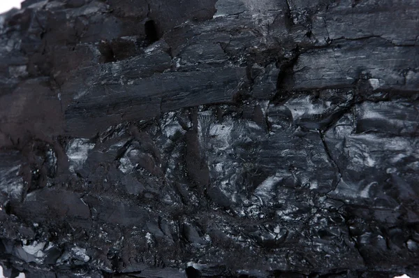 Detaillierte Textur der Kohle — Stockfoto