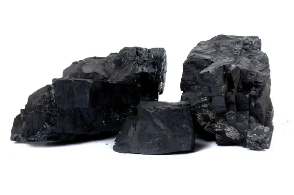 Куски угля — стоковое фото