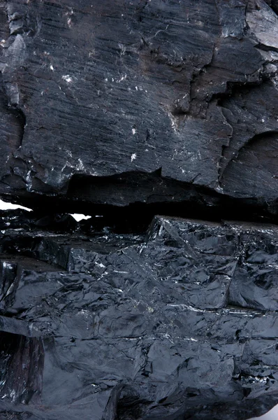 Detailed texture of the coal — Stock Photo, Image