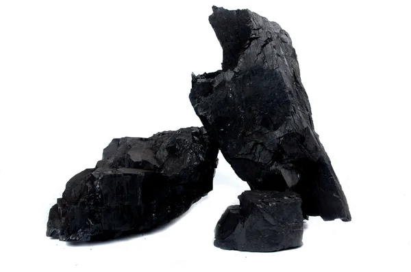 Pedaços de carvão — Fotografia de Stock
