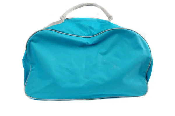 Mavi seyahat çantası — Stok fotoğraf