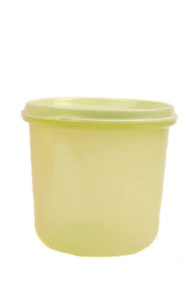 Grüne Kunststoffbehälter — Stockfoto