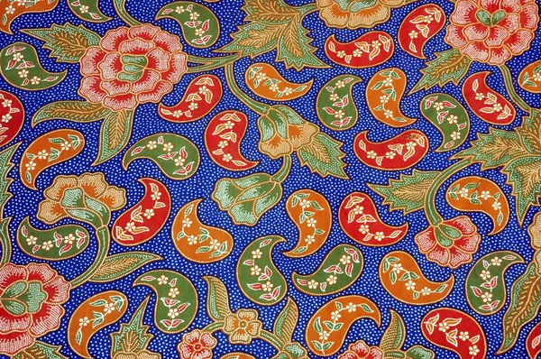 Detailed patterns of batik cloth — Stock Photo, Image