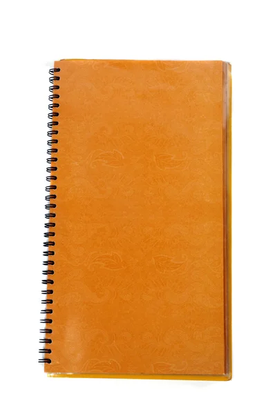 Capa floral marrom de livro vertical — Fotografia de Stock