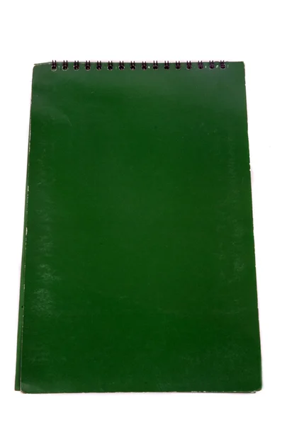 Couverture florale verte du livre vertical — Photo