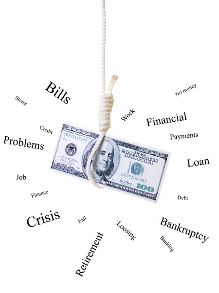 Světová finanční krize. — Stock fotografie