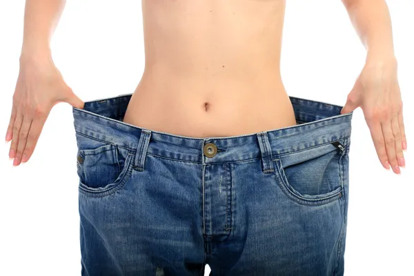 Concepto de pérdida de peso. —  Fotos de Stock