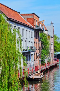 delph tipik bir Hollandalı sokakta. Hollanda