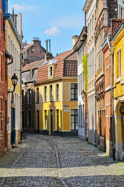 デルフィーの典型的なオランダの通り。オランダ — ストック写真