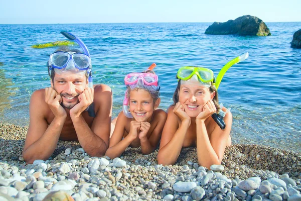 Pronto a fare snorkeling — Foto Stock