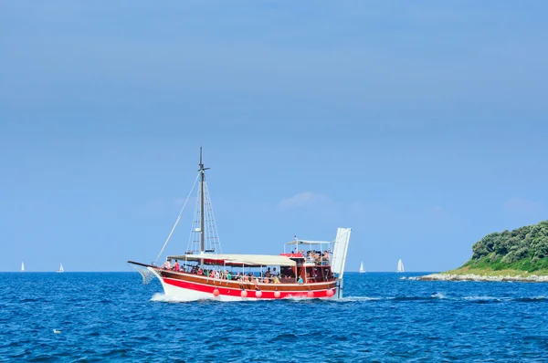 Op de zee van de Adriatische Zee — Stockfoto