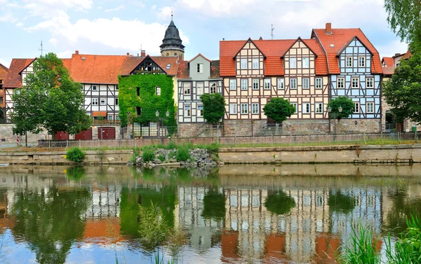 독일에 있는 목가적인 도시 hann munden — 스톡 사진