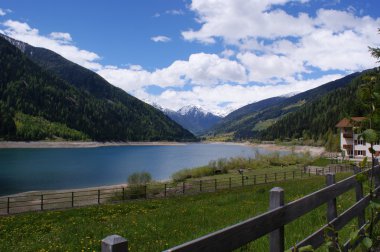 Reservoir in South Tyrol clipart