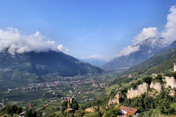 De vinschgau in Zuid-Tirol — Stockfoto