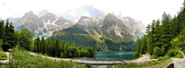 The Lake Anterselva, Italy clipart