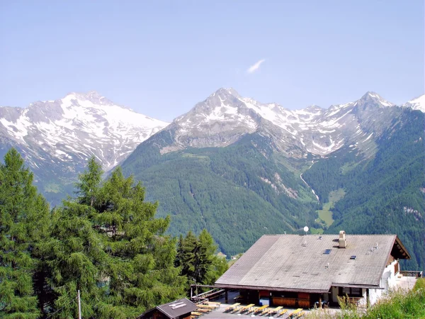 齐勒河谷南蒂罗尔，意大利的阿尔卑斯山 — 图库照片