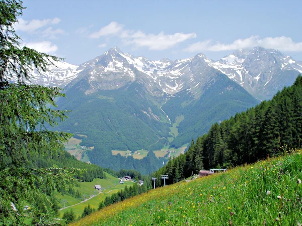 View from Klausberg of the Alps — Stock Photo, Image