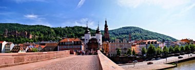 Panorama of Heidelberg, Germany clipart