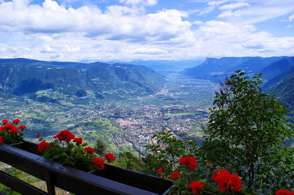 Merano w Południowym Tyrolu — Zdjęcie stockowe