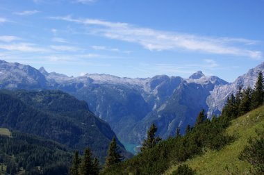 View from Jenner to the Koenigssee clipart