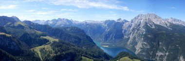 Panorama göl koenigssee