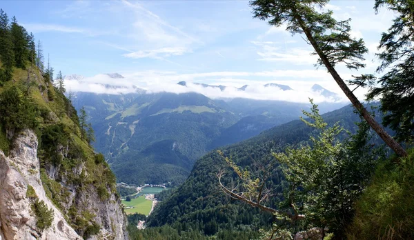 Panorama z gruenstein v Bavorsku — Stock fotografie