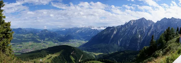 Vista para a Áustria da Baviera Fotografias De Stock Royalty-Free