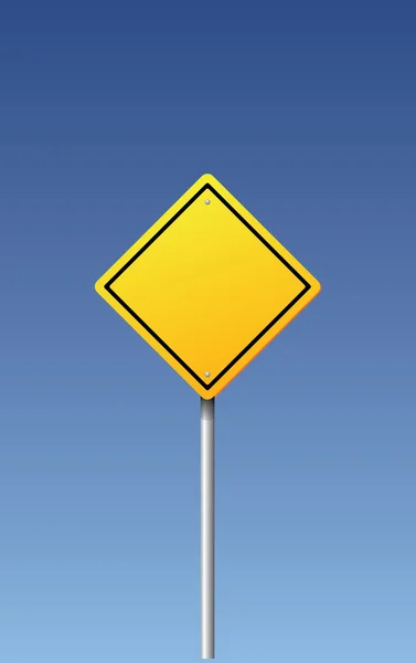 Vektör yol işaret - boş — Stok Vektör