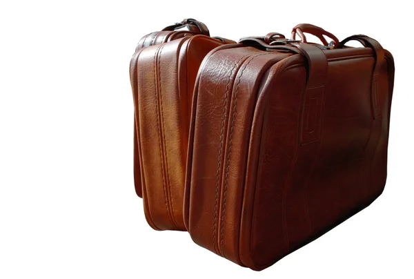 กระเป๋าเดินทางสไตล์เก่า — ภาพถ่ายสต็อก
