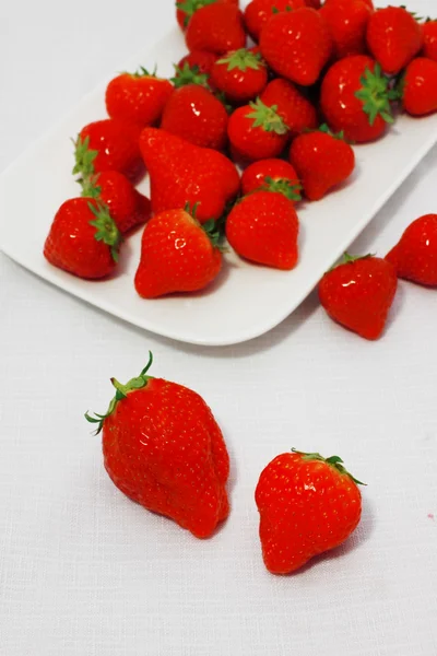 Many strawberry — Stock Photo, Image