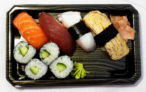 stock image Sushi on white background