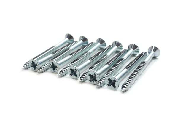 Screws for the drill — Stock Photo, Image