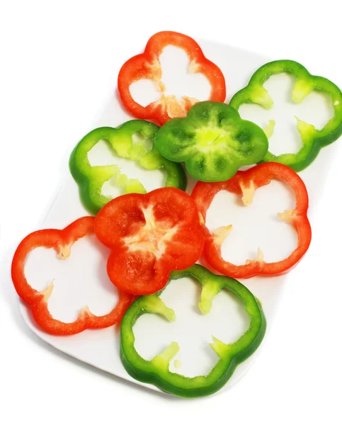 Sweet cut pepper — Stock Photo, Image