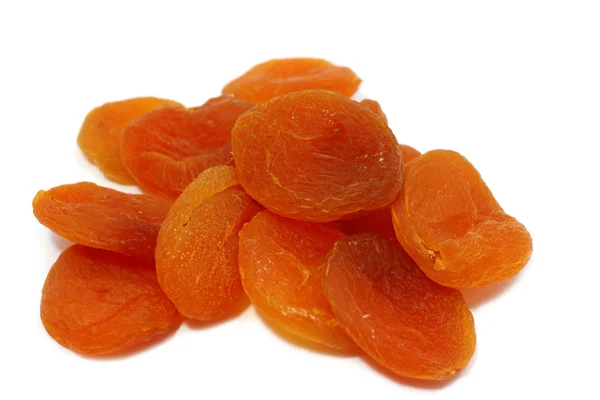 Несколько сушеных абрикосов — стоковое фото