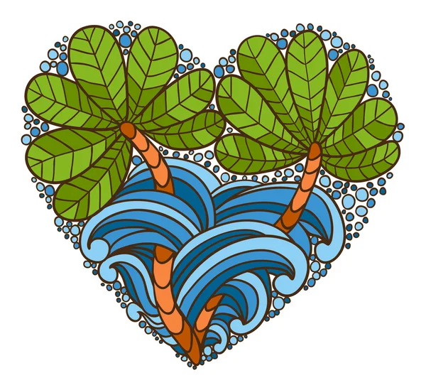 Logo Heart — Stockový vektor