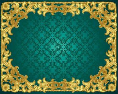 Retro frame clipart