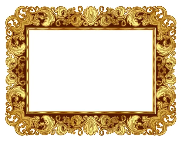 Cadre doré — Image vectorielle