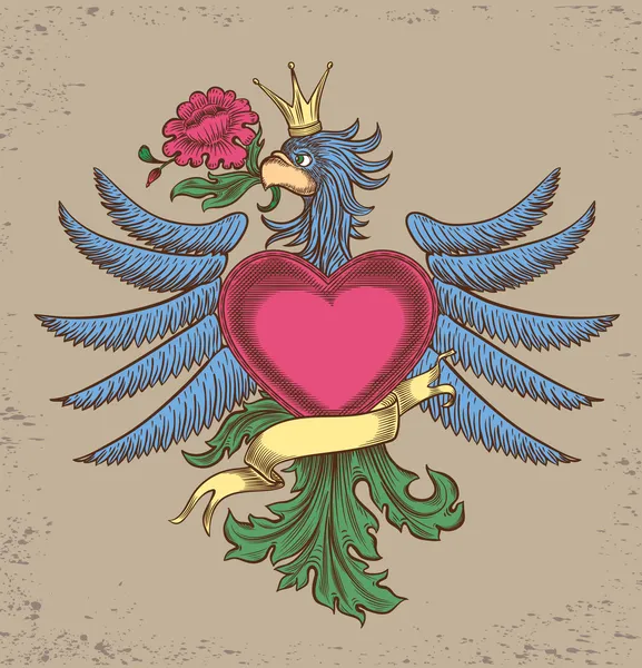鷲の紋章 — ストックベクタ