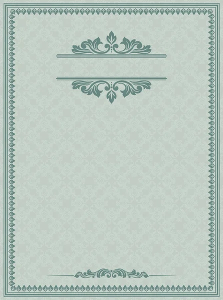 Vert millésime blanc — Image vectorielle
