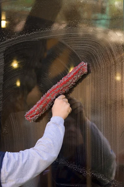 Limpador de janelas — Fotografia de Stock