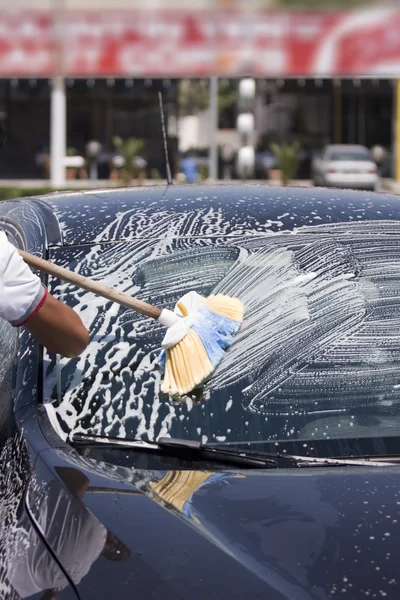 자동차닦기 — 스톡 사진
