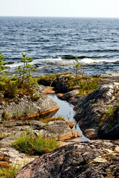 La riva di Ladoga — Foto Stock