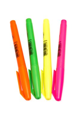 Four markers clipart