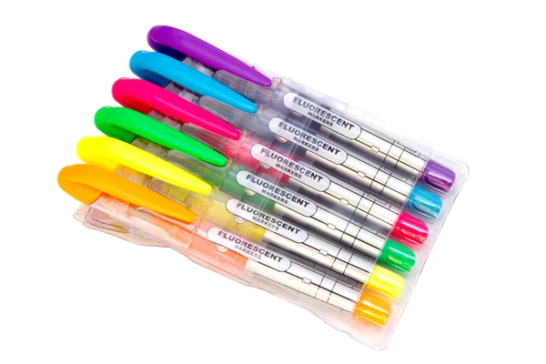 Fluorescent markers — Stock Photo, Image