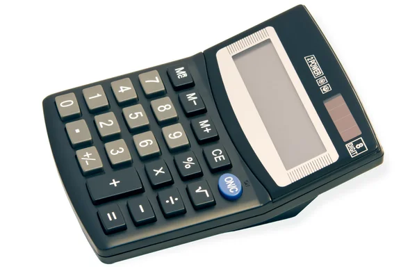 Большой чёрный калькулятор — стоковое фото