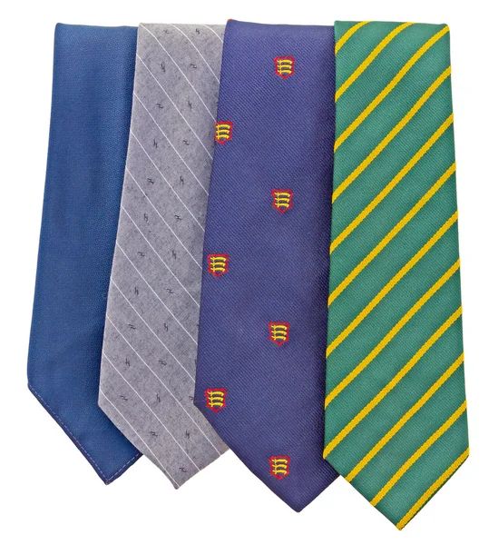 Três gravata diferente — Fotografia de Stock