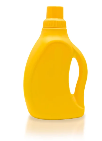 Butelka żółty. — Zdjęcie stockowe