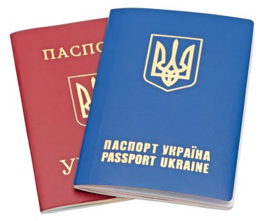 Two passports clipart