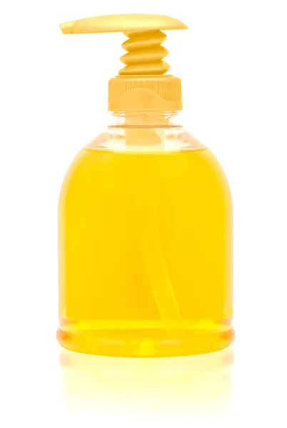 Dispenser fles van vloeibare zeep. Rechtenvrije Stockfoto's