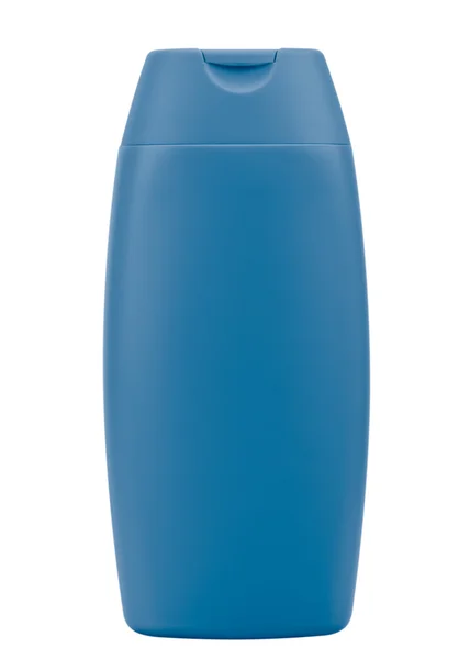 Μπουκάλι σαμπουάν μπλε — Φωτογραφία Αρχείου